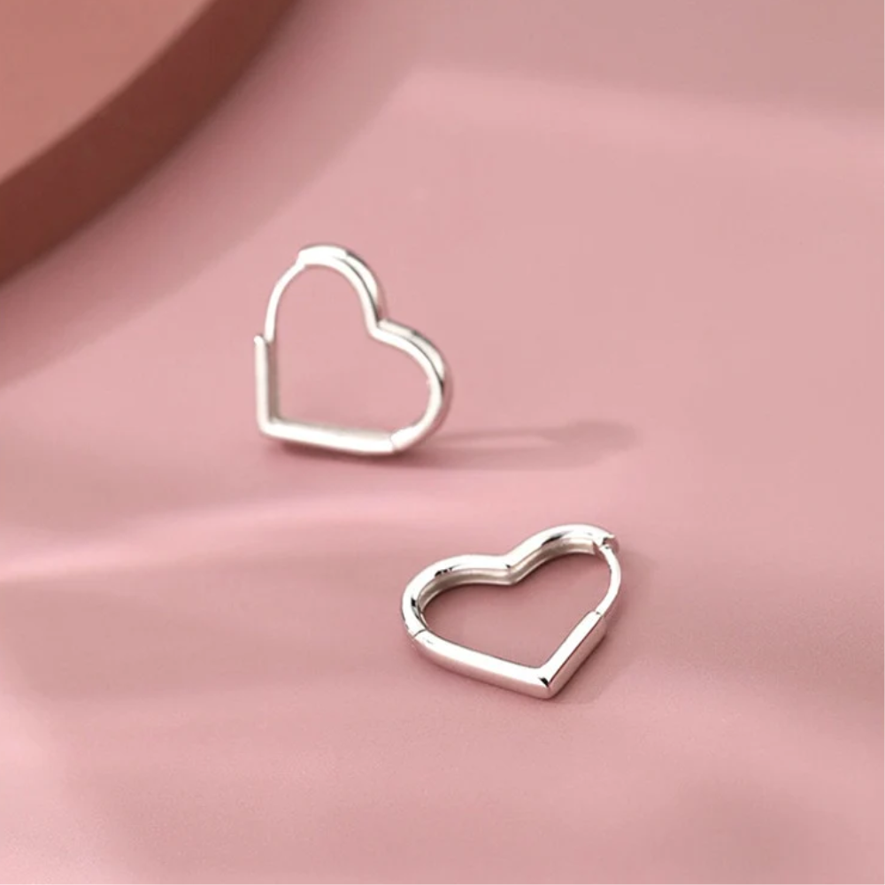 Margarethe® | HERZ HOOP OHRRINGE (PAAR)