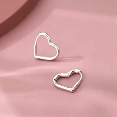 Margarethe® | HERZ HOOP OHRRINGE (PAAR)