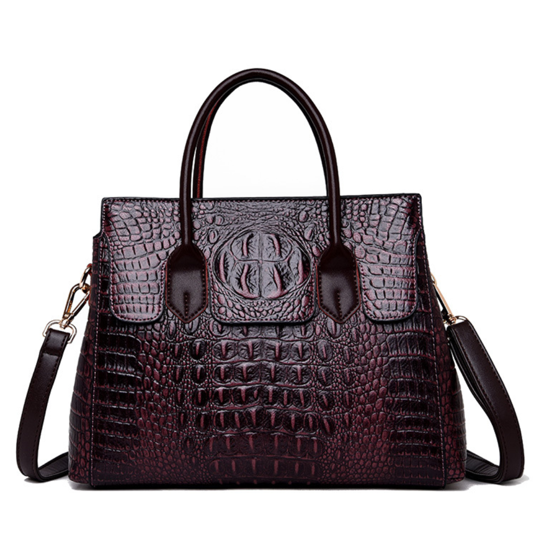 Bronze Plume Handtasche