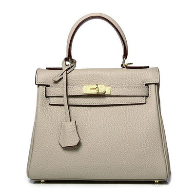 Elfenbein Crest Handtasche