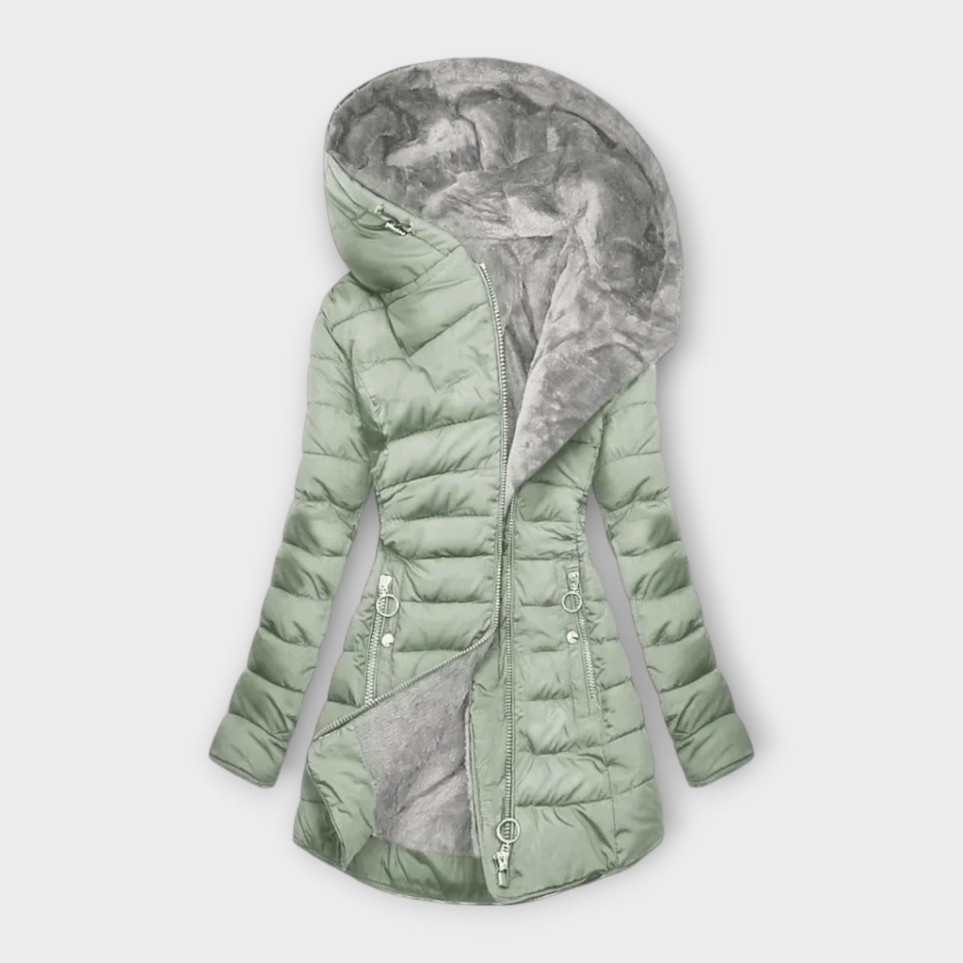 Anja® | WARME JACKE MIT ECOPELUCHE-FUTTER