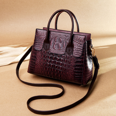 Bronze Plume Handtasche