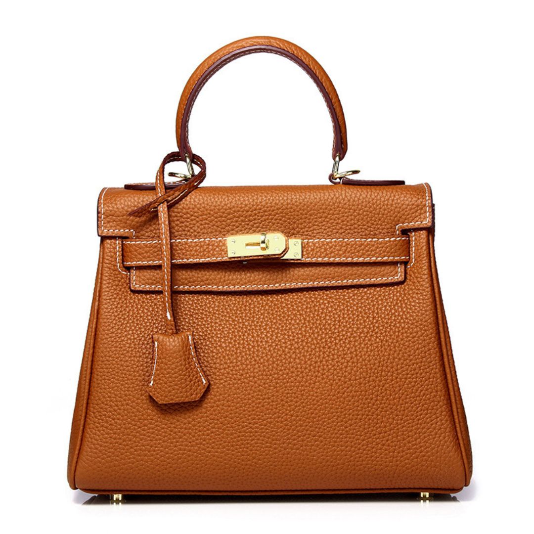Elfenbein Crest Handtasche