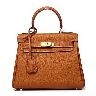 Elfenbein Crest Handtasche