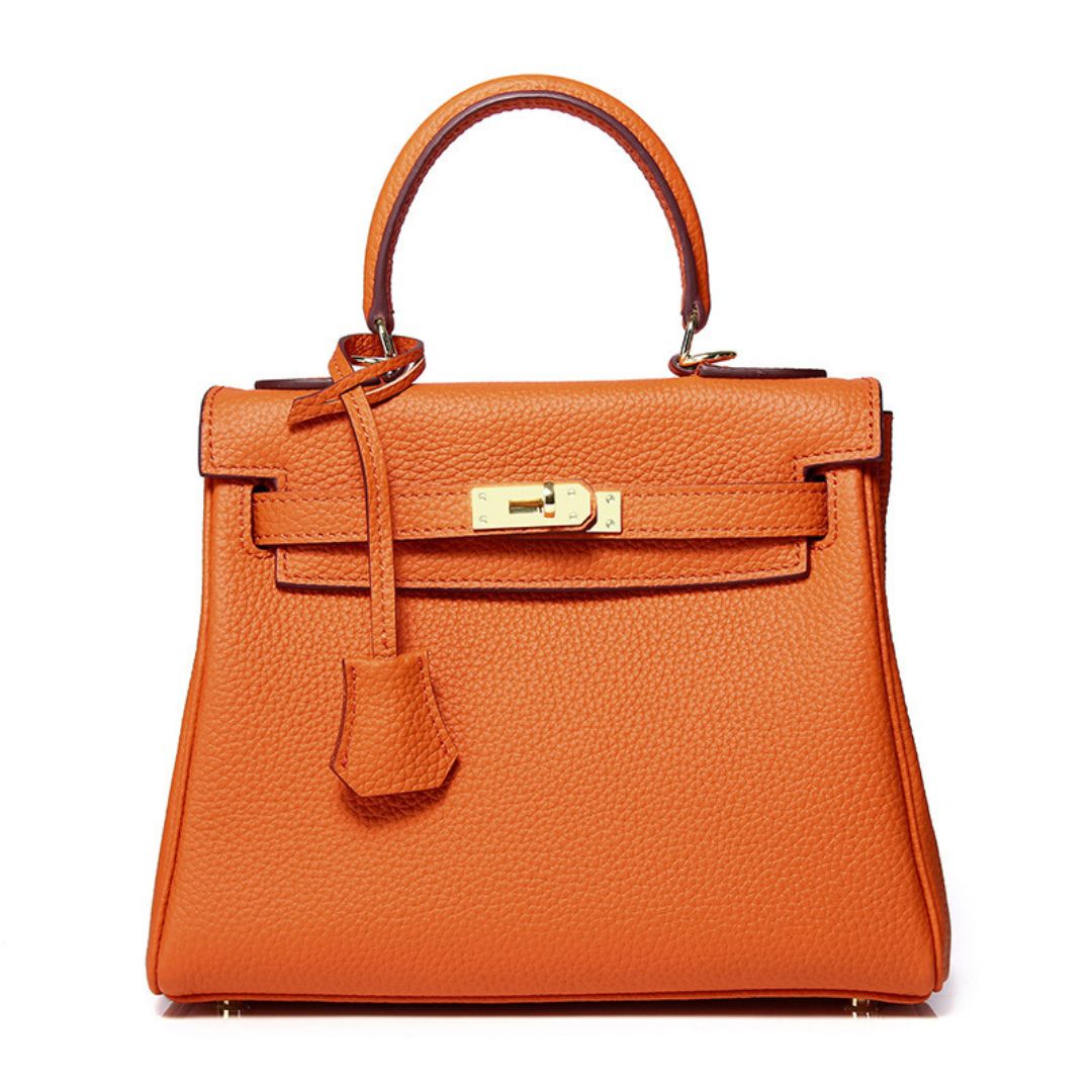 Elfenbein Crest Handtasche