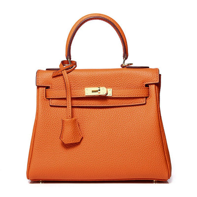 Elfenbein Crest Handtasche
