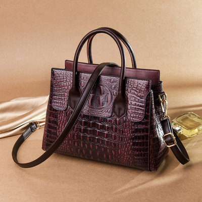 Bronze Plume Handtasche