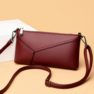 Karmesinrote Kranz-Handtasche