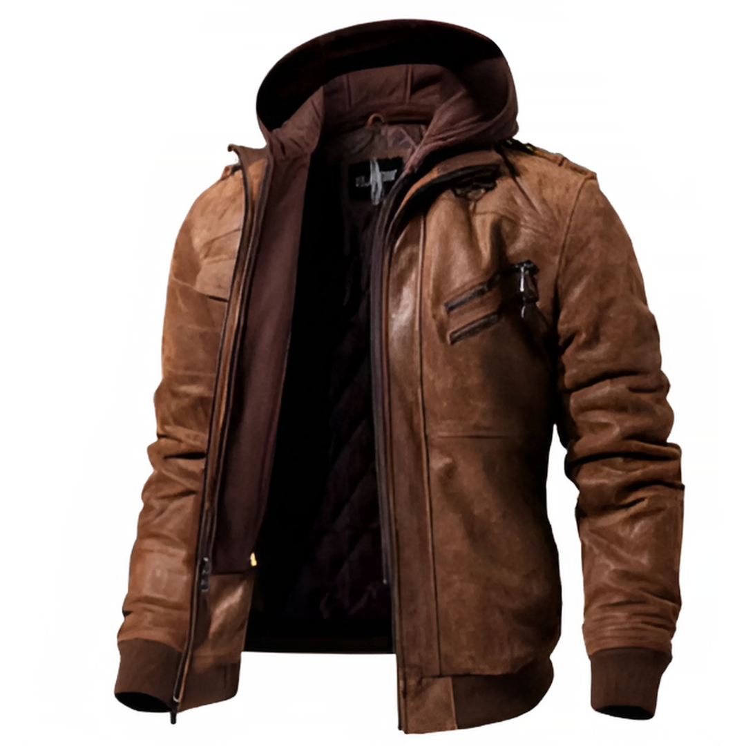 Manfred® | Premium-Leder Winterjacke