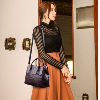 Bronze Plume Handtasche