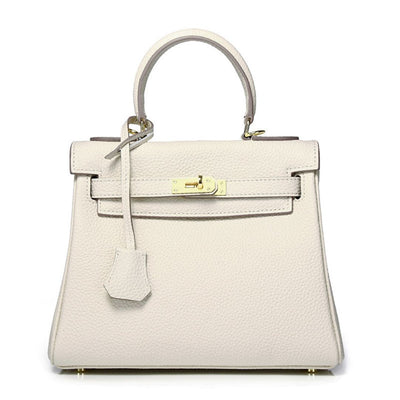 Elfenbein Crest Handtasche