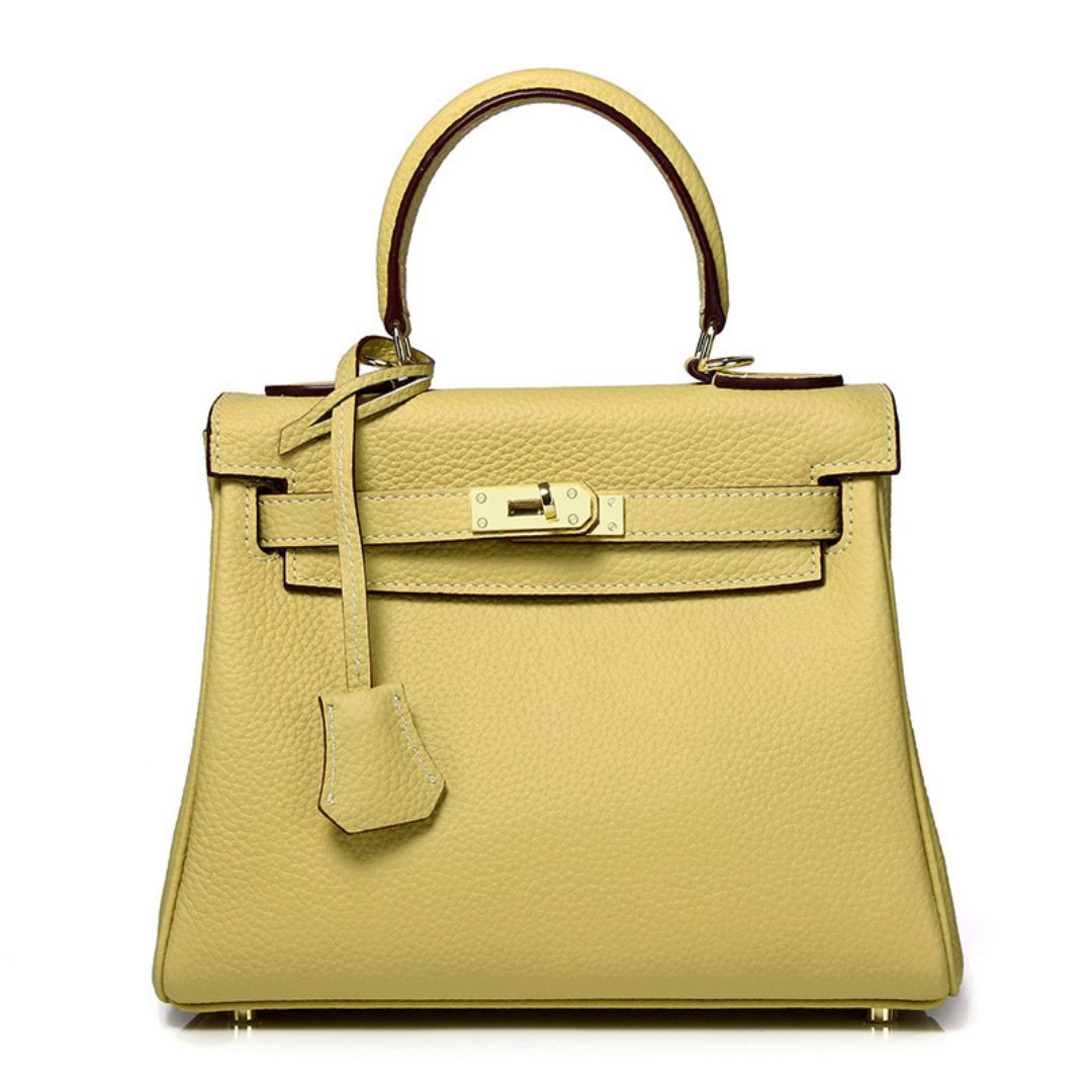 Elfenbein Crest Handtasche