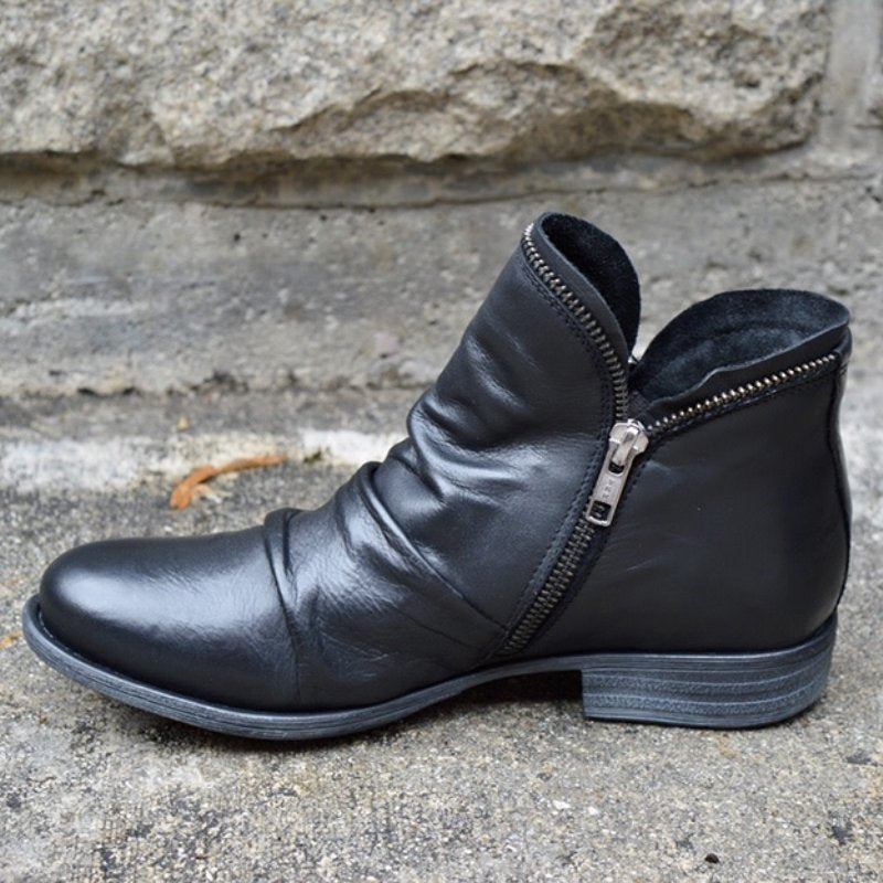 Leni® | Elegante Stiefeletten mit Reißverschluss