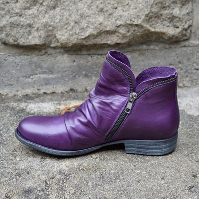 Leni® | Elegante Stiefeletten mit Reißverschluss