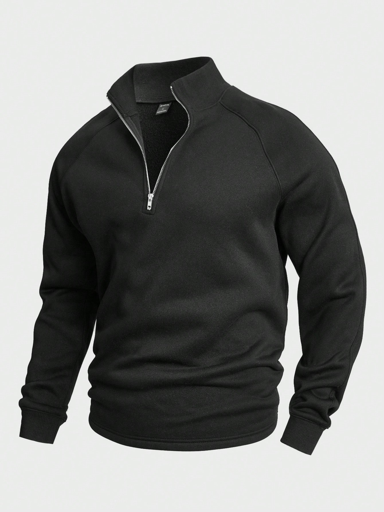 Ernst® | Zip-up mit halbem Reißverschluss