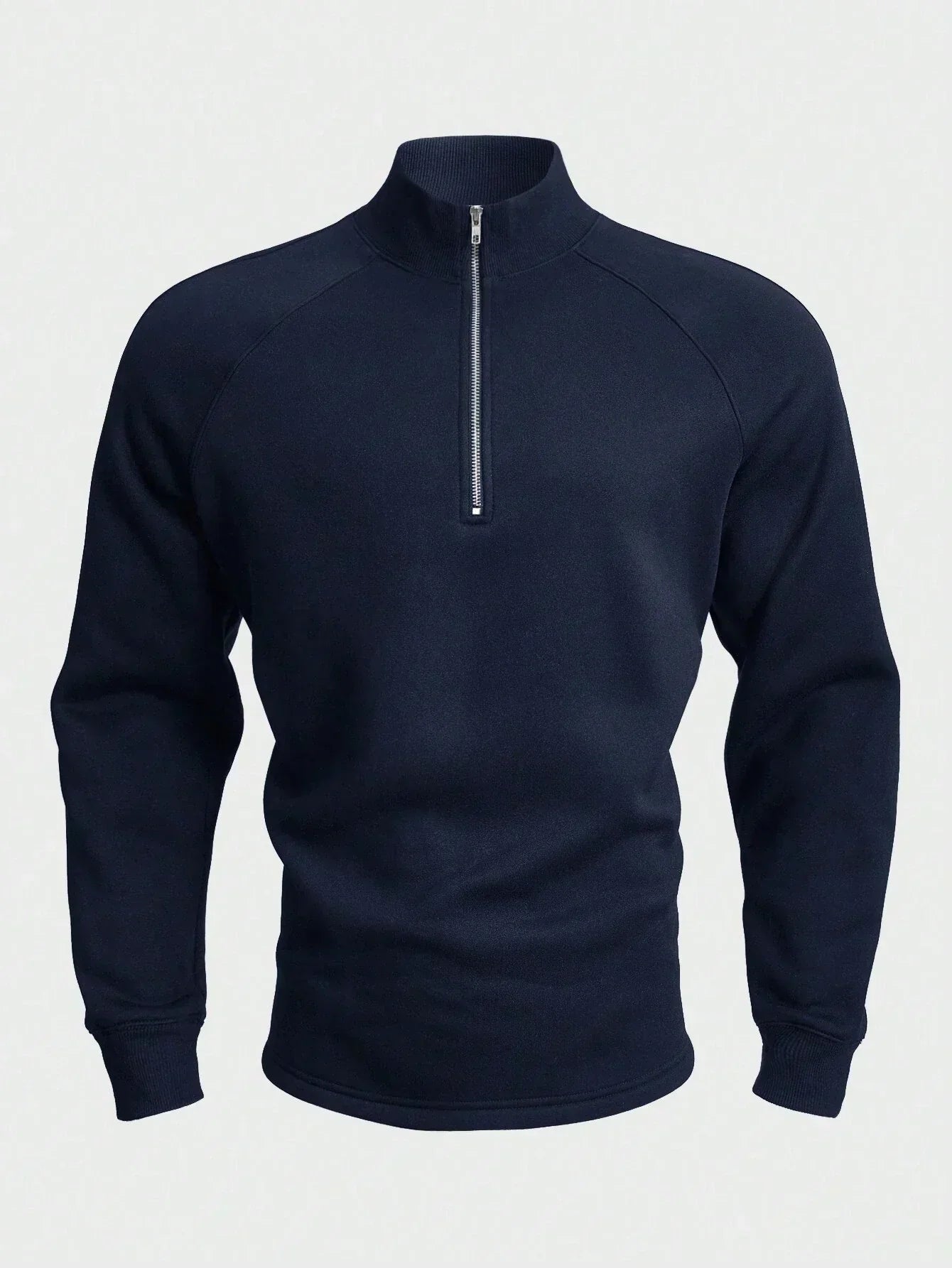 Ernst® | Zip-up mit halbem Reißverschluss