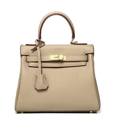 Elfenbein Crest Handtasche