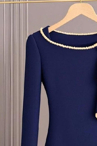 Thea® | Langarmpullover in Frischem Blau