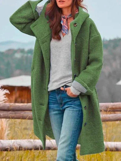 Theresa® | bequemer Wintermantel mit Knöpfen