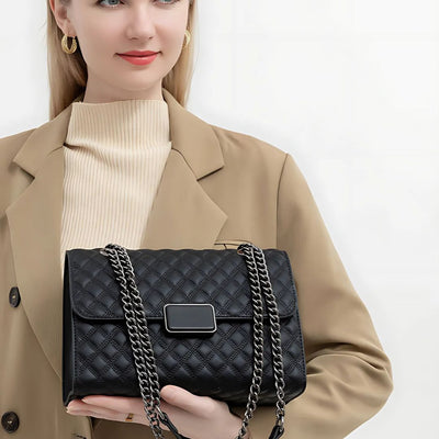 Illustrierte Perlen-Handtasche