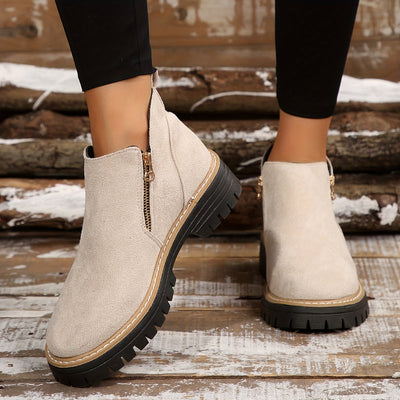 Radegunde® | Robuste Stiefel mit Reißverschluss