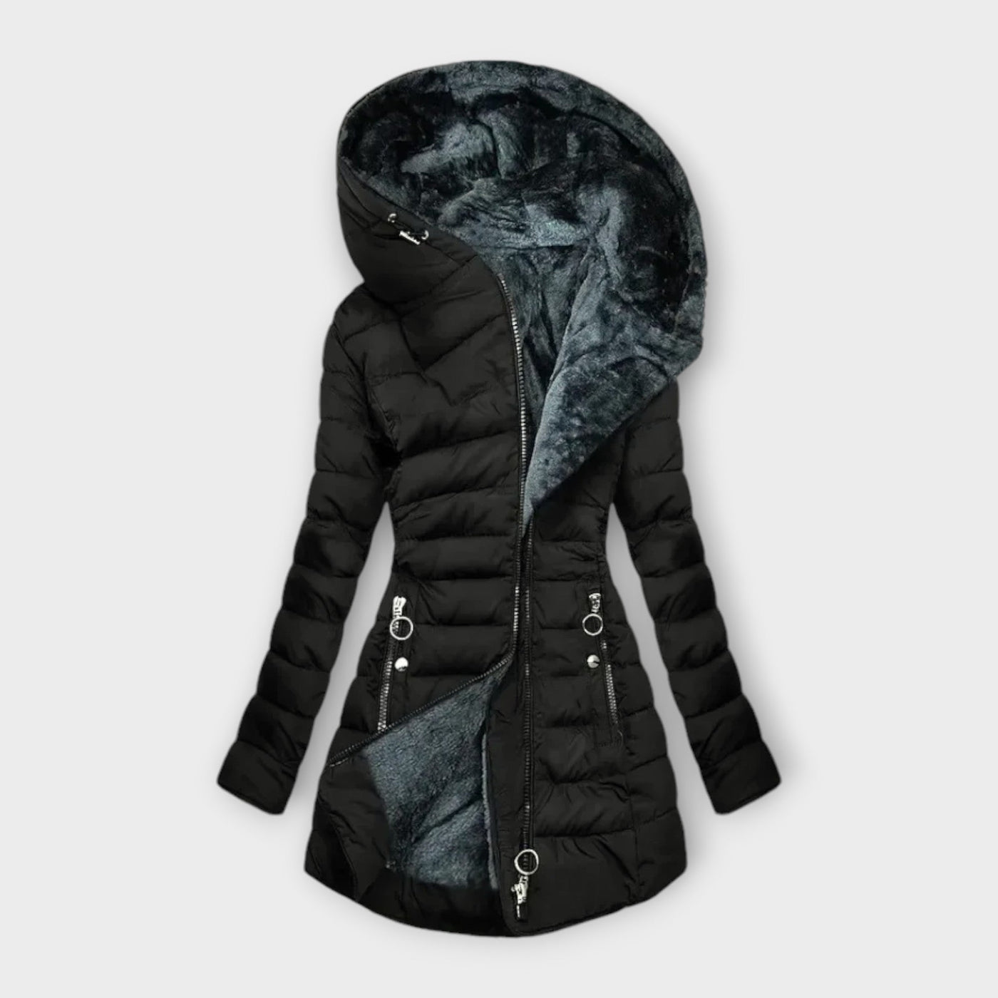Anja® | WARME JACKE MIT ECOPELUCHE-FUTTER