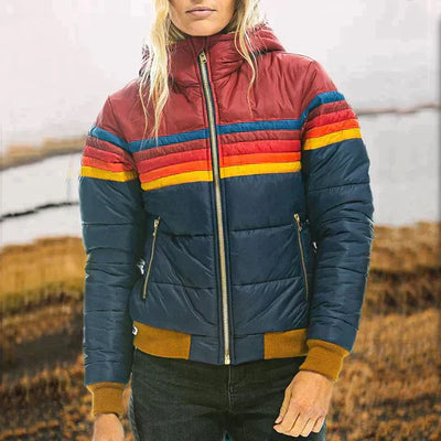 Viki® | Retro-Jacke mit Pelzhut