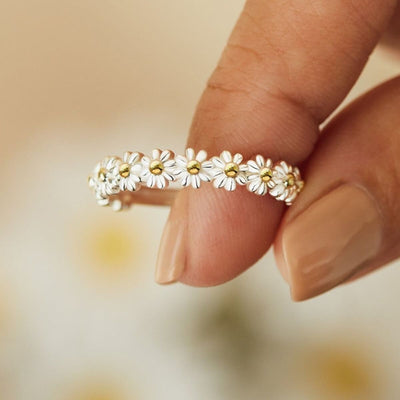 Klara® | SÜSSER DAISY-BLUMENRING (VERSTELLBAR)