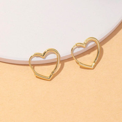 Margarethe® | HERZ HOOP OHRRINGE (PAAR)
