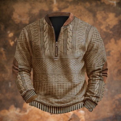Markus® | Strickpullover mit Reißverschlussdetail