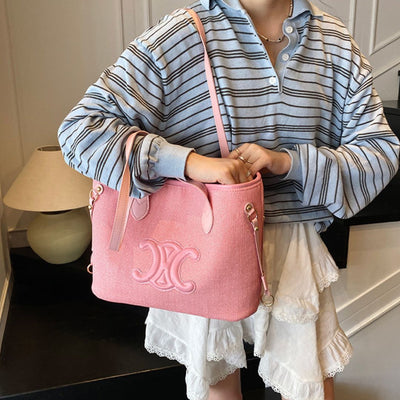 Granite Petal Handtasche