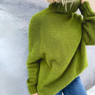 MONIKA® | Eleganter Hoher Kragen Pullover