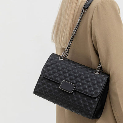 Illustrierte Perlen-Handtasche