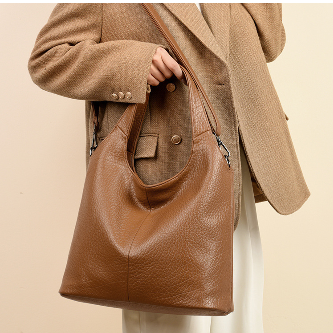 Umber Rosenholz Handtasche