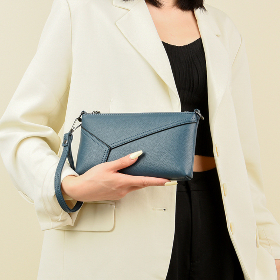 Karmesinrote Kranz-Handtasche