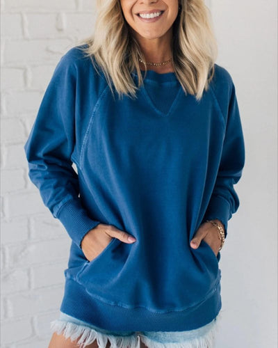 Veronika® | Rippstrickpullover mit Taschen