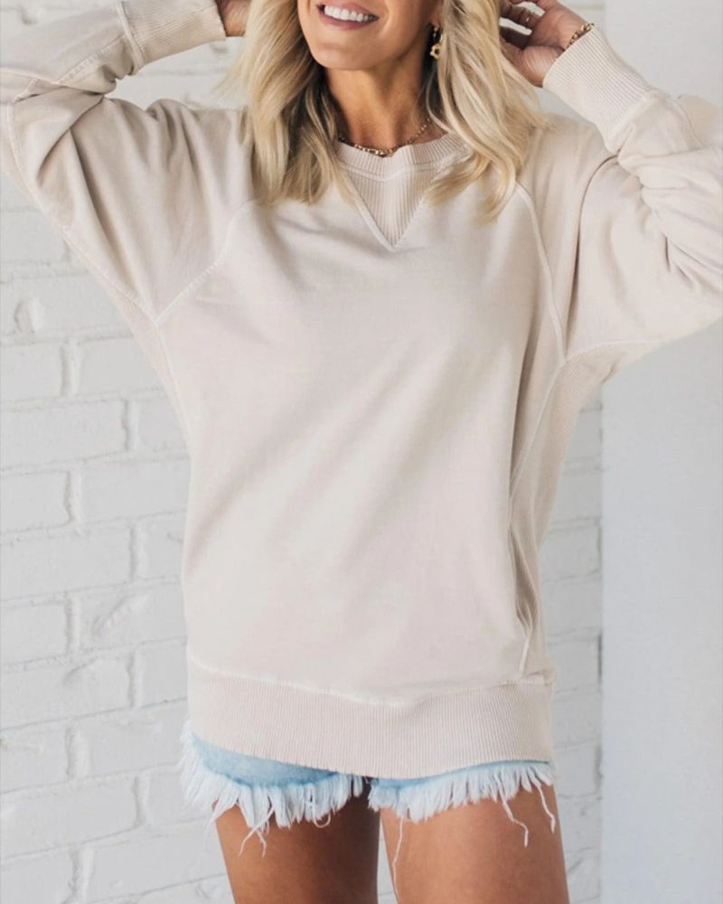 Veronika® | Rippstrickpullover mit Taschen