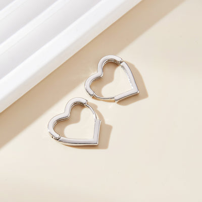 Margarethe® | HERZ HOOP OHRRINGE (PAAR)