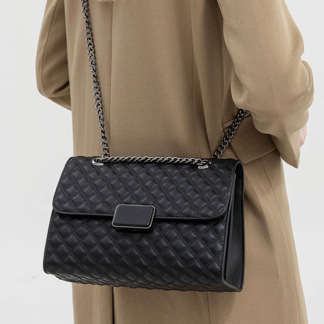 Illustrierte Perlen-Handtasche