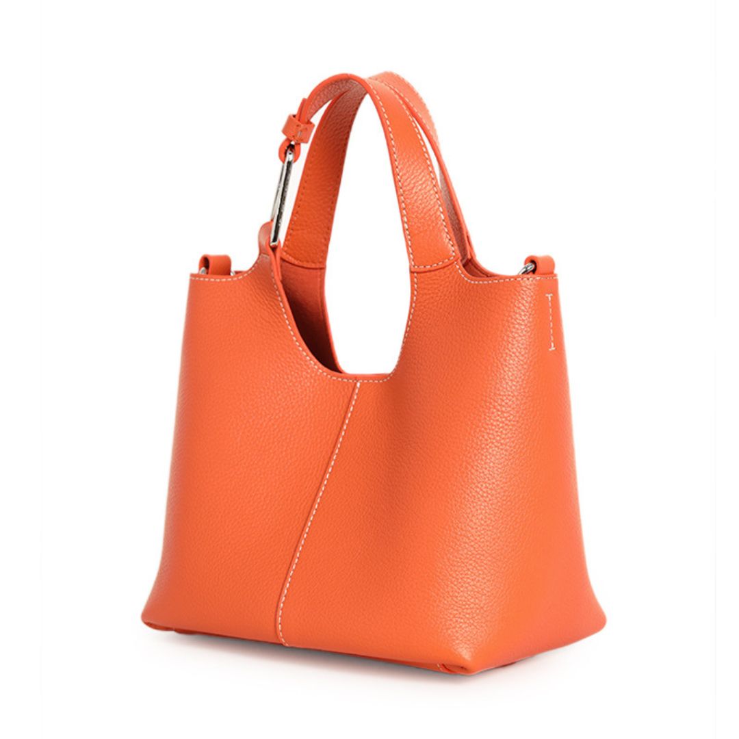 Dunkelperlen-Handtasche