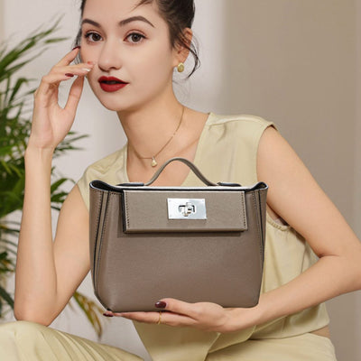 Elfenbein-Empress-Handtasche
