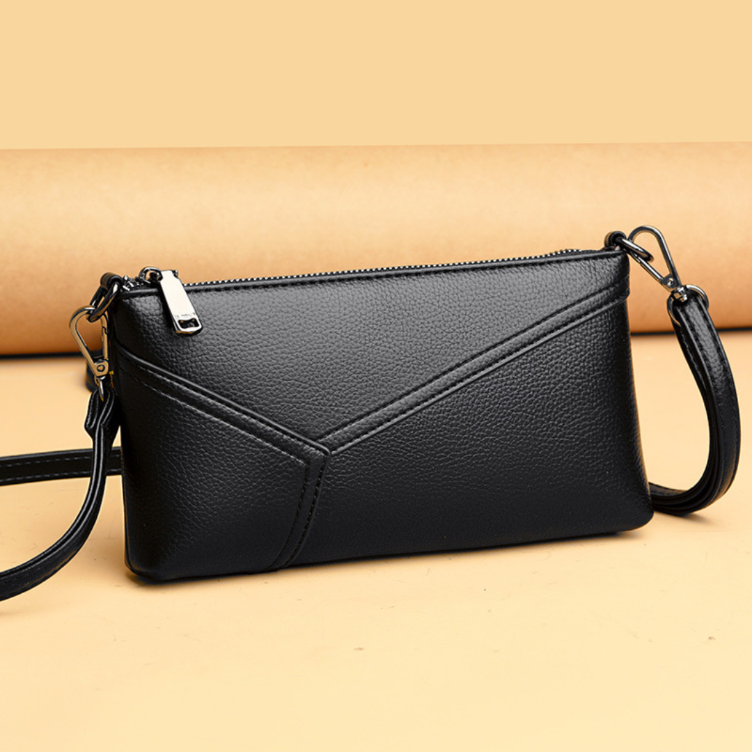 Karmesinrote Kranz-Handtasche