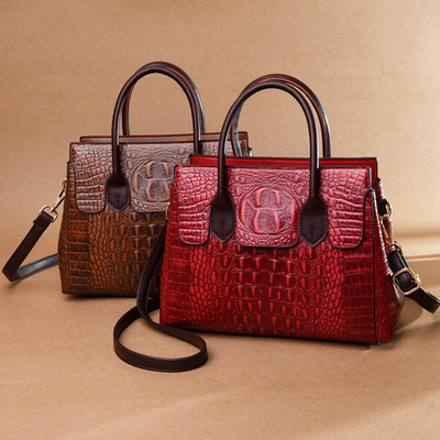 Bronze Plume Handtasche