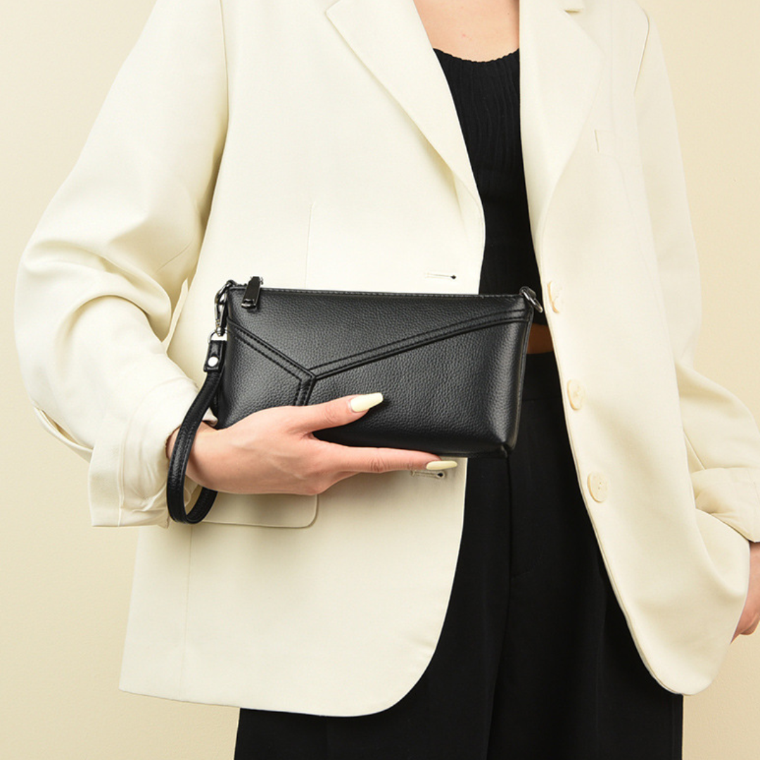 Karmesinrote Kranz-Handtasche