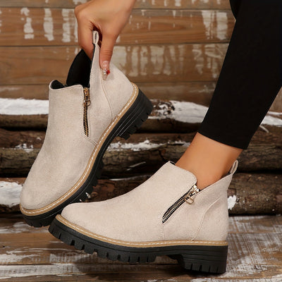 Radegunde® | Robuste Stiefel mit Reißverschluss