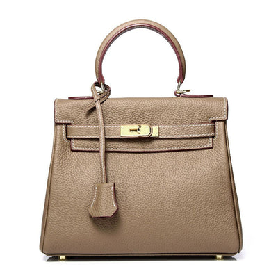 Elfenbein Crest Handtasche
