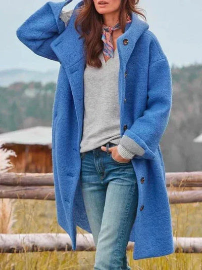 Theresa® | bequemer Wintermantel mit Knöpfen