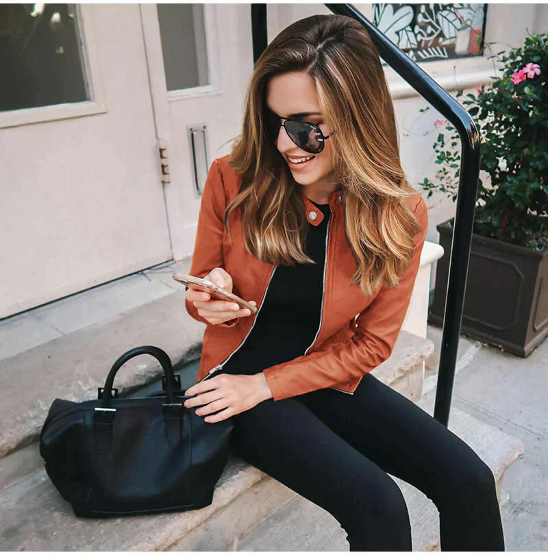 Marlene® | Italienische Lederjacke