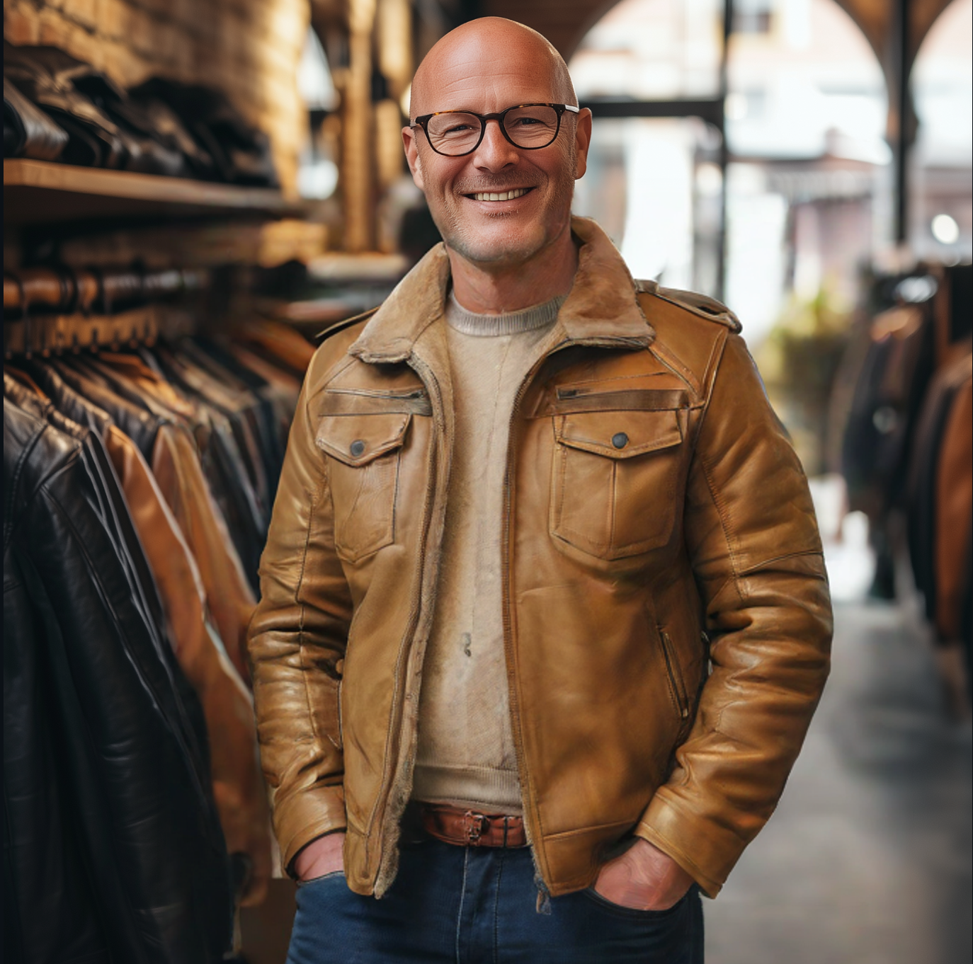 Leopold® | Premium Lederjacke