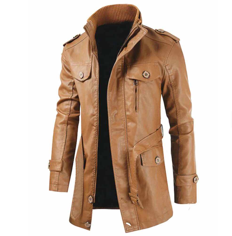Johannes® | Premium Puffer Lederjacke